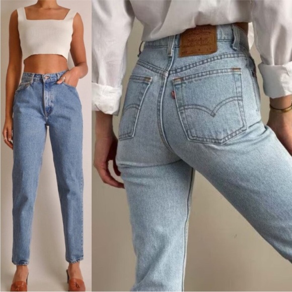 LEVI’S vintage 90's Levi's 512 Slim Tapered Leg Jeans high waisted size 25 - Picture 11 of 12